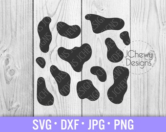 Cow Spots SVG - Cow Pattern svg - Cow Print svg - Halloween Costume svg - Svg, Dxf, Png, Jpg