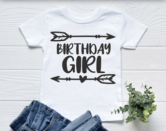 Birthday Girl SVG - Birthday svg - First Birthday svg - Second Birthday svg - Svg, Dxf, Png, Jpg