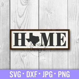 Texas Home SVG - Texas svg - Farmhouse Sign svg - Home svg - Svg, Dxf, Png, Jpg