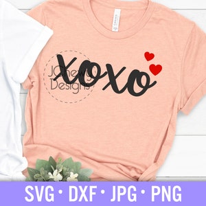 XOXO SVG - Amour svg - Valentines Day svg - Valentine svg - Svg, Dxf, Png, Jpg