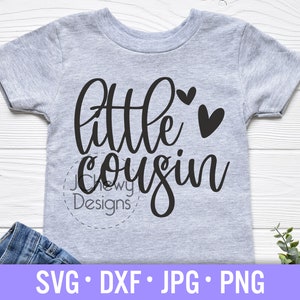 Kleine Cousine SVG - Cousin svg - Familie svg - Cousin Crew svg - Svg, Dxf, Png, Jpg