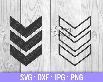 Chevron Pijlen SVG - Pijlen svg - Chevron svg - Pijl svg - Svg, Dxf, Png, Jpg