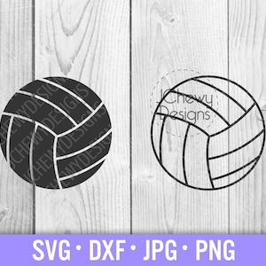 Volleyball SVG - Volleyball Outline svg - Sports svg - Volleyball cut file svg - Svg, Dxf, Png, Jpg
