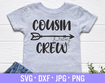 Cousin Crew SVG - Neef svg - Neef Shirts svg - Familie Shirts svg - Svg, Dxf, Png, Jpg