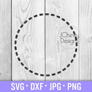 Dotted Circle Monogram Frame SVG - Monogram Frame svg - Circle Monogram svg - Dotted monogram svg - Svg, Dxf, Png, Jpg