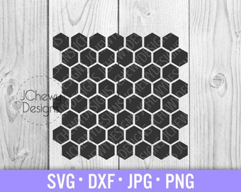 Honeycomb Pattern SVG - Hexagon Pattern svg - Diamond Pattern svg - Bee Pattern svg - Svg, Dxf, Png, Jpg