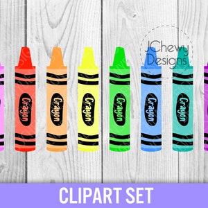 K&ouml;nnte beinhalten: Ein Set mit zehn bunten Buntstiften, jeder mit dem Wort "Crayon" bedruckt. Die Stifte sind in einer Reihe angeordnet, mit den Farben Pink, Orange, Gelb, Gr&uuml;n, Blau, Lila, Rot, Braun, Schwarz und Hellblau.