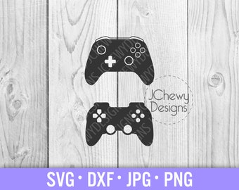 Video Game Controllers SVG - Controller svg - Gamer svg - Video Game svg - Svg, Dxf, Png, Jpg