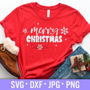 Merry Christmas SVG - Christmas svg - Christmas Quote svg - Christmas Spirit svg - Svg, Dxf, Png, Jpg