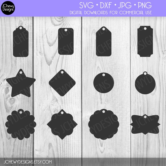 Download Free Gift Tag Template Svg Gift Tags Svg Christmas Gift Tags Etsy SVG DXF Cut File