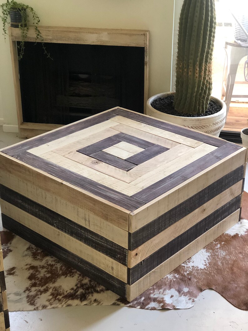 BeachWood Coffee Table Real wood Hand Made in Los Etsy