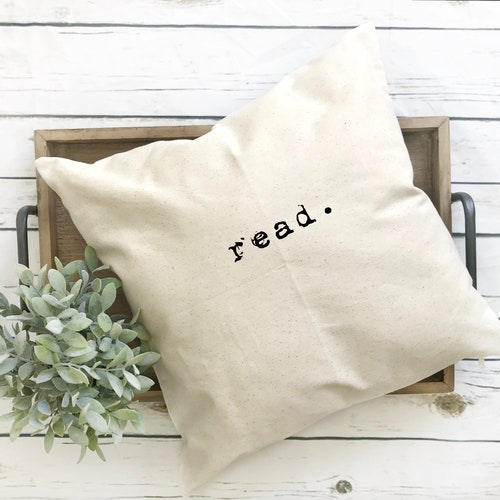 Read Pillow / Book Lover Pillow / Book Lvoer / Read Pillows / Etsy