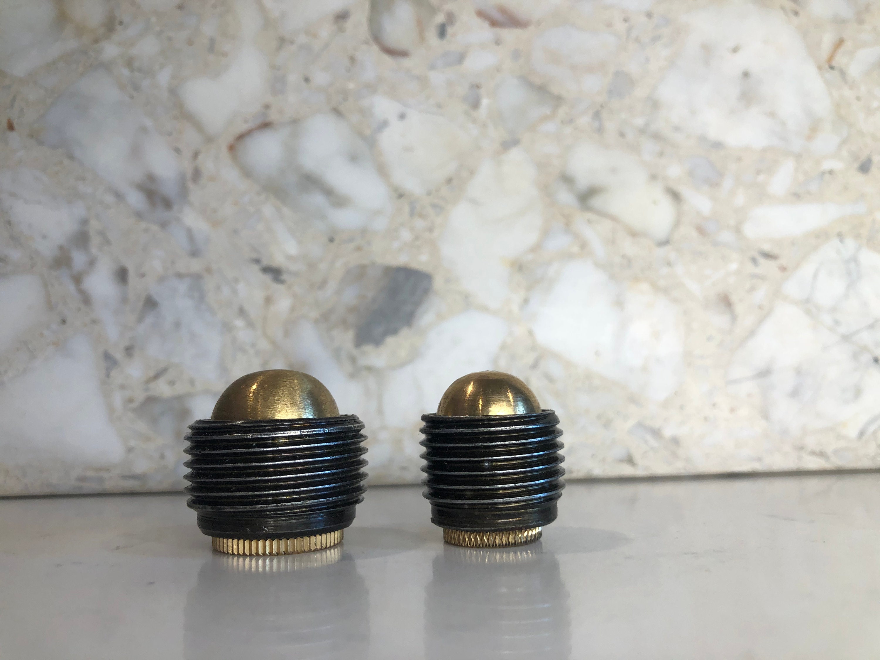 Metal Dimmer Knobs Rotary knob Round brass Distressed steel Etsy