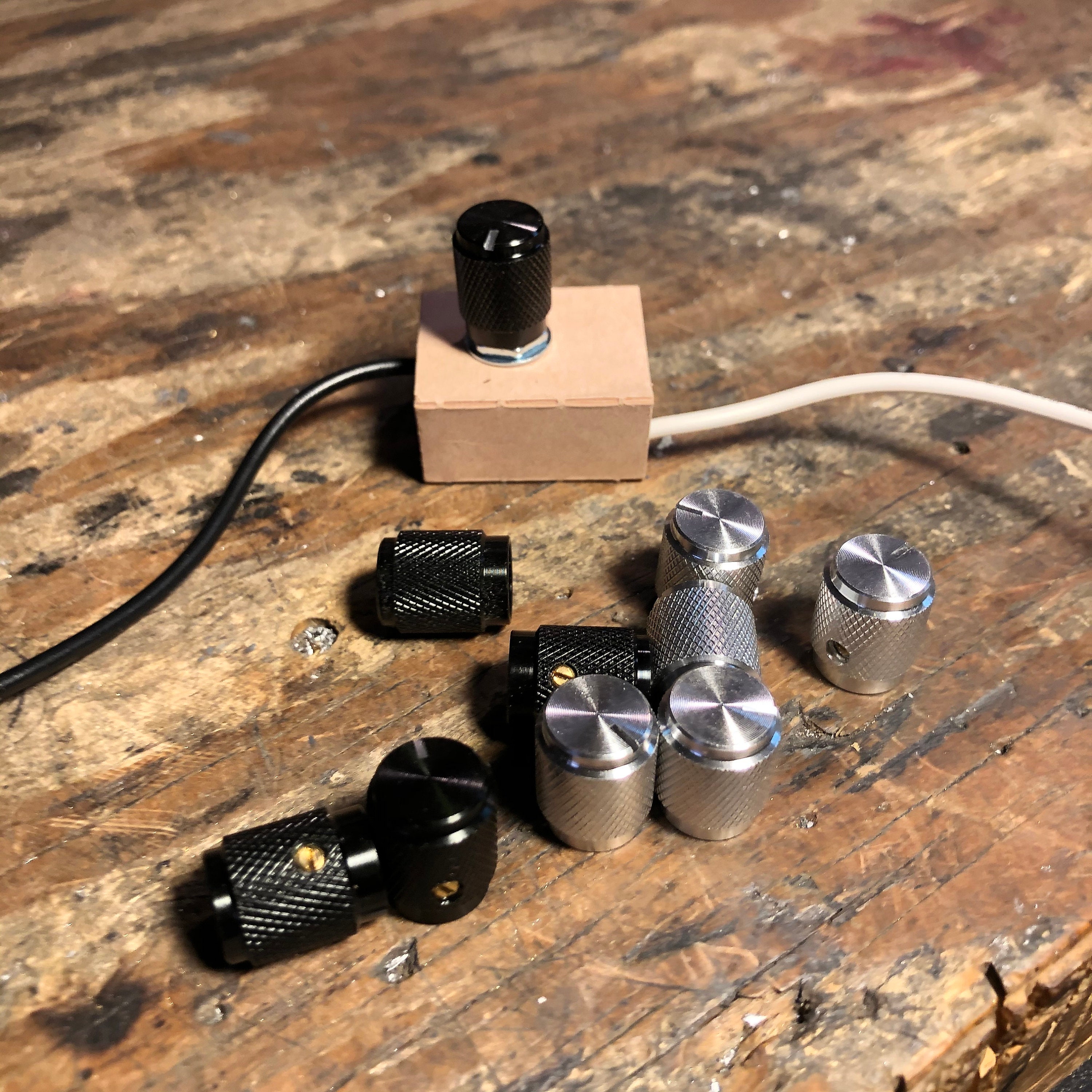 Small metal dimmer knobs push on for steampunk and Industrial Etsy