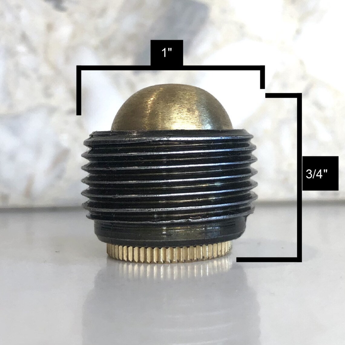 Metal Dimmer Knobs Rotary knob Round brass Distressed steel Etsy