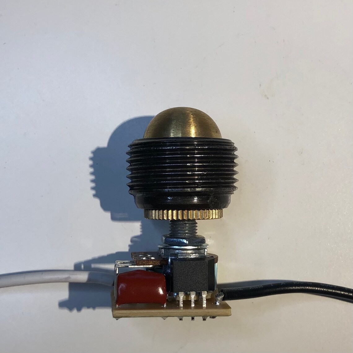 Metal Dimmer Knobs Rotary knob Round brass Distressed steel Etsy