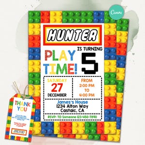 legos invitation,Custom bricks,Bricks invite,Blocks Invitation,legos party invite,legos printable,Kids Birthday,Bricks printable,Blocks invite,Bricks boy,Building blocks,Blocks Birthday,Bricks birthday