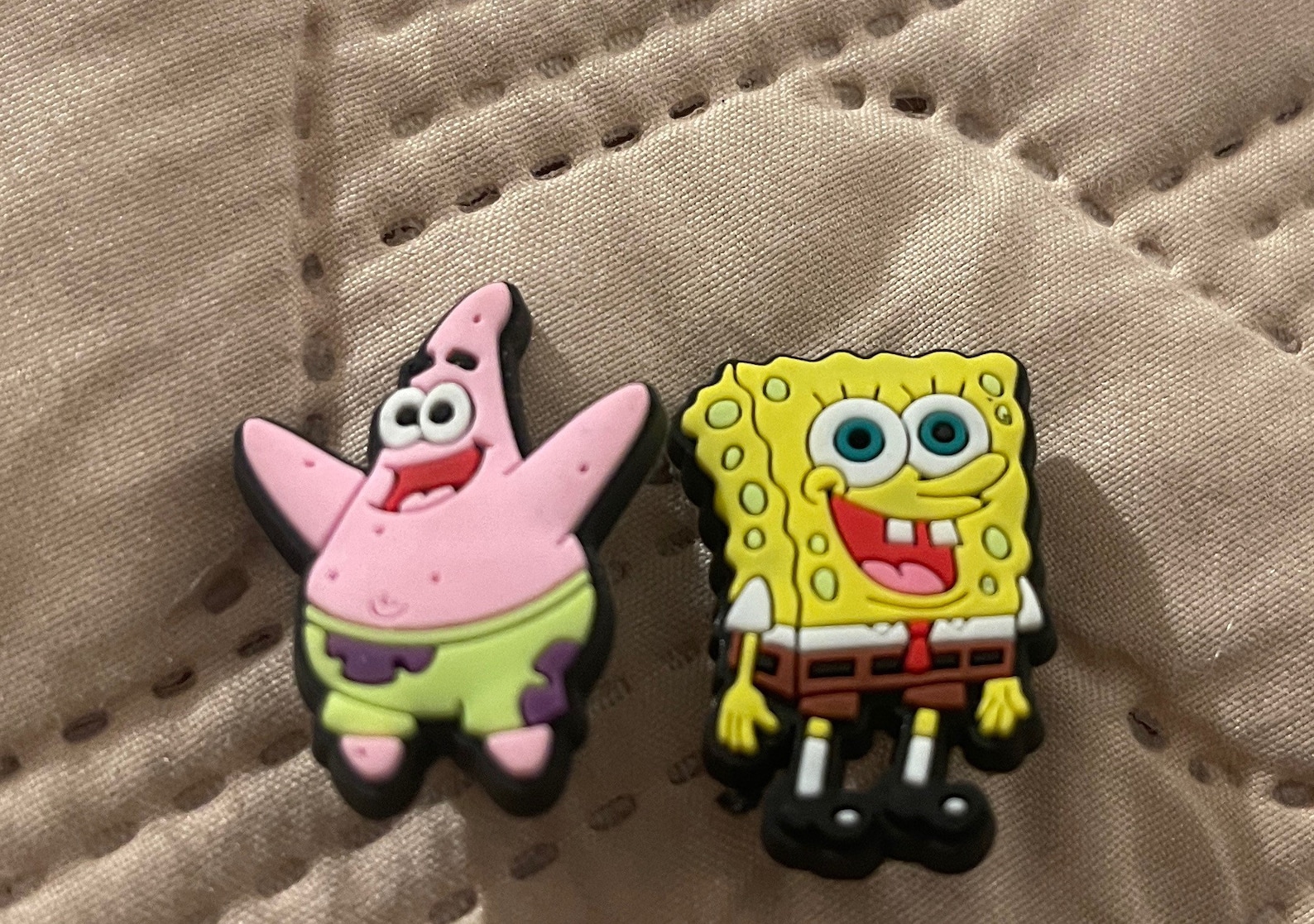 croc charms spongebob