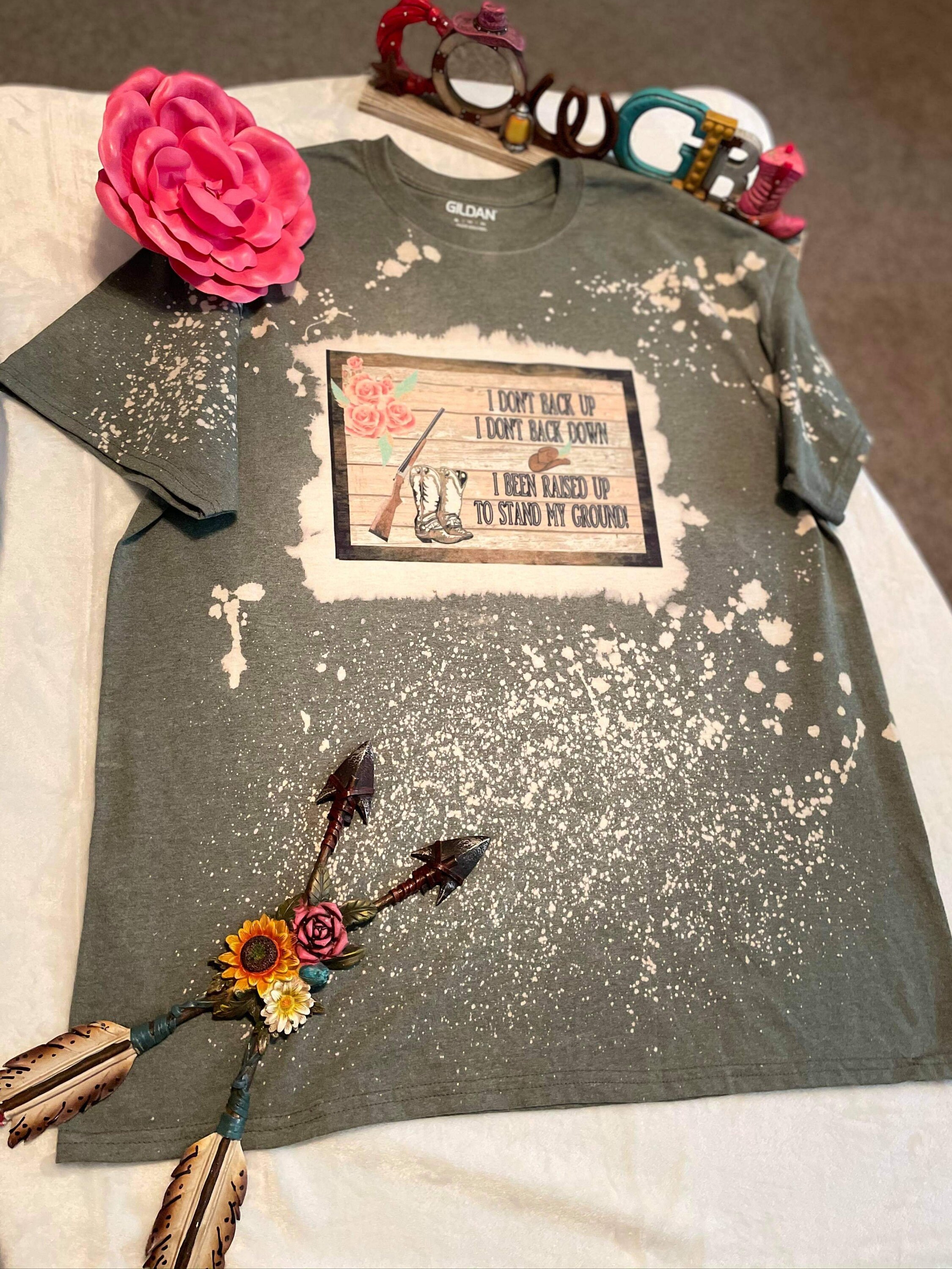 Bleached Sublimated Shirts | Etsy