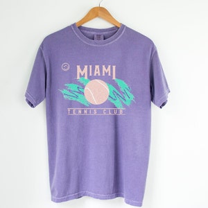 Miami Tennis Club Unisex Garment-Dyed Comfort Colors T-shirt