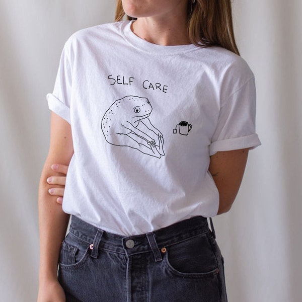 Self Care Unisex Retro T-Shirt