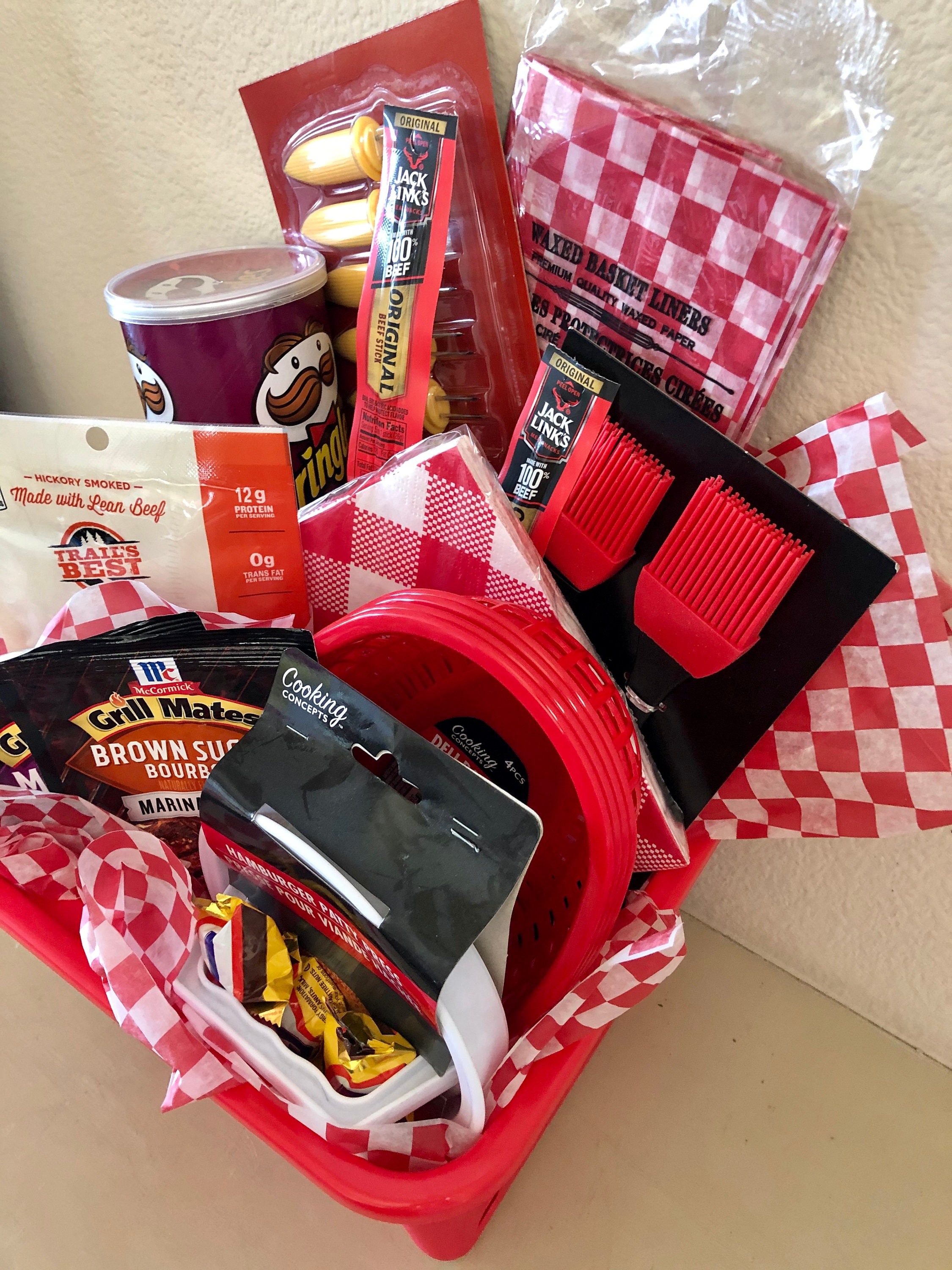BBQ Basket Barbecue Gift Basket Grilling Gift Basket Etsy
