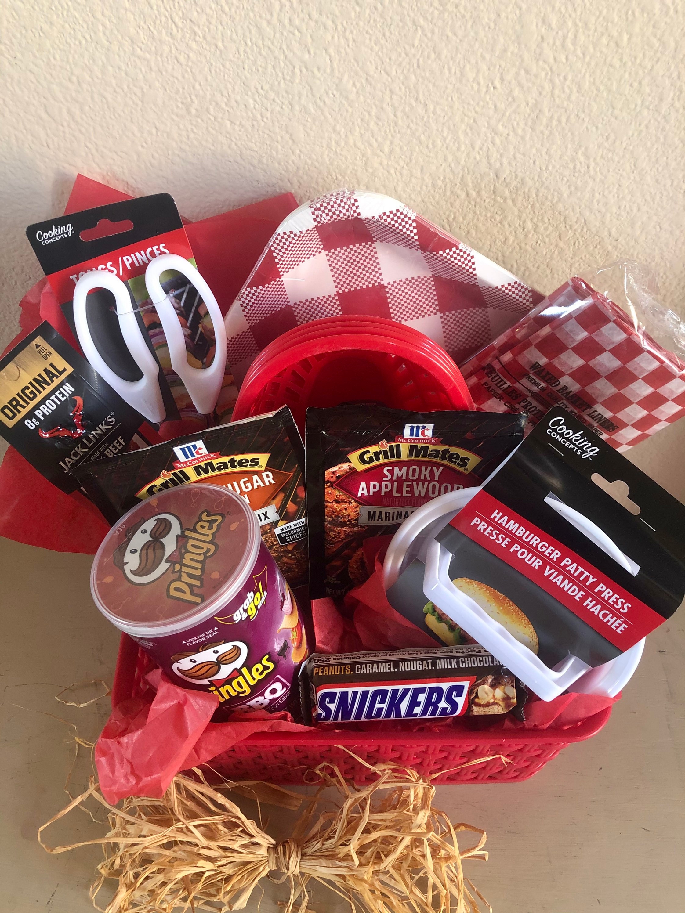 BBQ Basket Barbecue Gift Basket Grilling Gift Basket Etsy