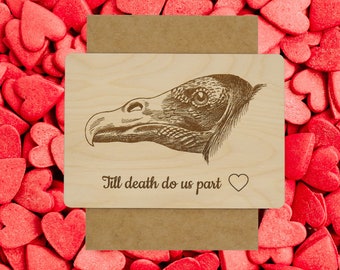 Turkey Vulture “Till Death Do Us Part” Greeting Card