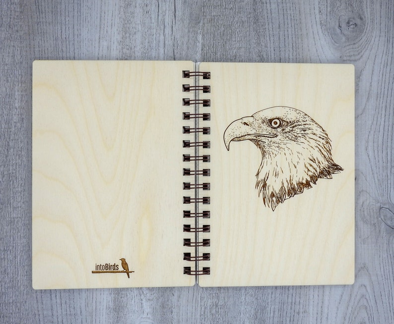 Bald Eagle Notebook Journal Guest Book Blank Recipe Book image 7