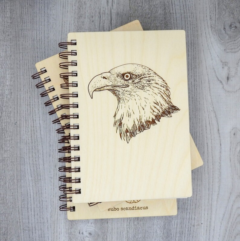 Bald Eagle Notebook Journal Guest Book Blank Recipe Book image 3