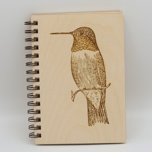 Hummingbird Notebook Journal Guest Book Blank Recipe Book image 7