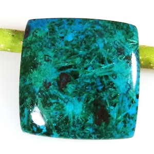 Natural Chrysocolla Cabochon: South African Gemstone for Jewelry Making