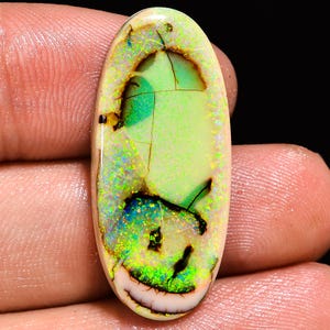 Opale monarca / Pietra preziosa di opale sterling / Pietra di opale monarca cabochon a forma mista / Pietra preziosa di opale sfusa / Pietra preziosa per la creazione di gioielli / JKB-600