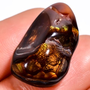 Natural Mexican Fire Agate Gemstone | Fancy Cabochon Fire Agate Stone | Loose Fire Agate Gemstone | Gemstone For Jewelry Making | BL-16