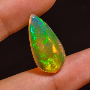 Natural Ethiopian Opal Gemstone Mix Cabochon Ethiopian Opal Stone Loose Ethiopian Opal Gemstone Jewelry Making Gemstone For Pendant 11)8.00CT 12X25X5MM