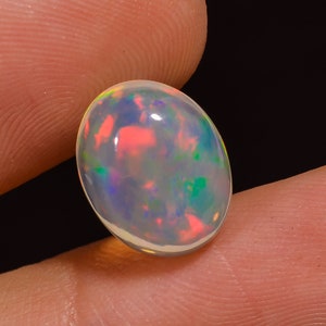 Natural Ethiopian Opal Gemstone Mix Cabochon Ethiopian Opal Stone Loose Ethiopian Opal Gemstone Jewelry Making Gemstone For Pendant 19)3.00CT 9X12X5MM