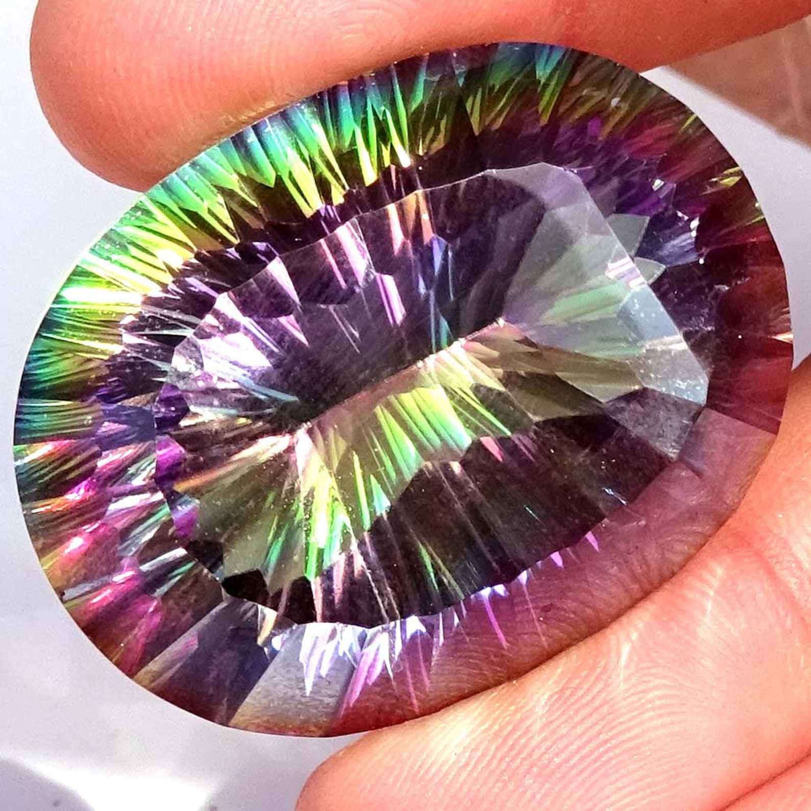 MYSTIC TOPAZ Gemstone 146.50 Cts Natural Rainbow Mystic Topaz Etsy