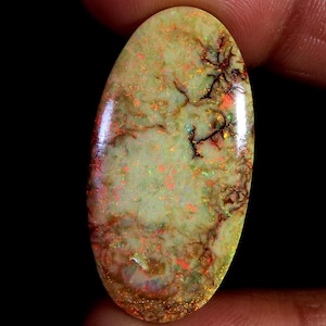 Opale monarca / Pietra preziosa di opale sterling / Pietra di opale monarca cabochon a forma mista / Pietra preziosa di opale sfusa / Pietra preziosa per la creazione di gioielli / JKB-742