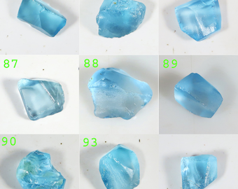 Natural Sky Blue Topaz Facet Rough Gemstone | Gemstone For Jewelry Making |