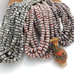 Full Strand 23&quot; Venetian Style Currant Glass Beads 5-6mm Option To Choose / Jewelry Supplies / Java Lampwork beads / Indonesia