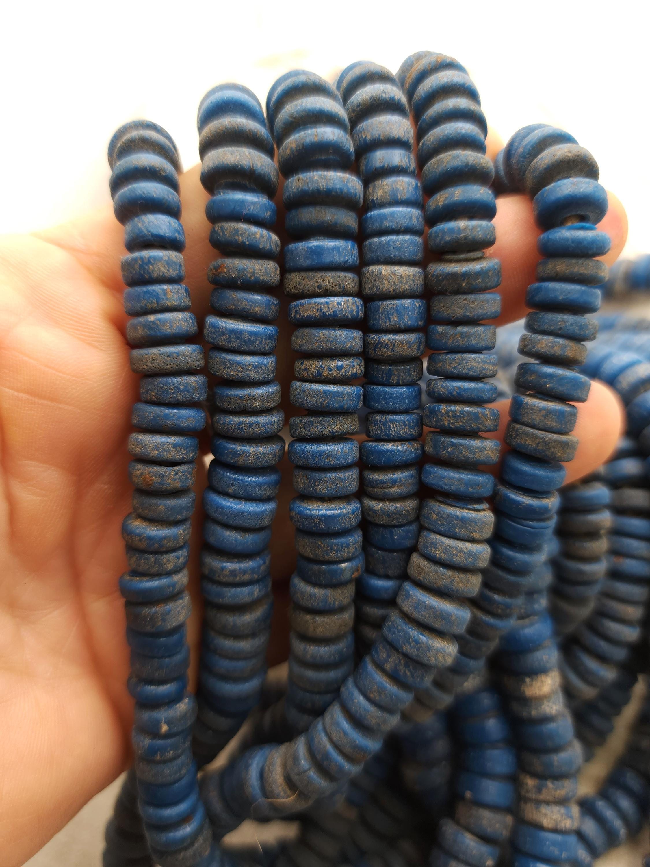 Java Glass Beads With Rustic Accent Option to Choose 9-10mm or 10-12mm ...