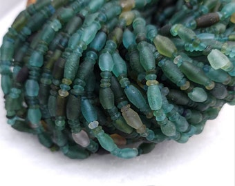 Ancient Roman Glass Full Strands 14-15" 6-7mm / Genuine Roman Glass Beads / Found Roman Glass Beads From Afghanistan / Jewelry Supplies.