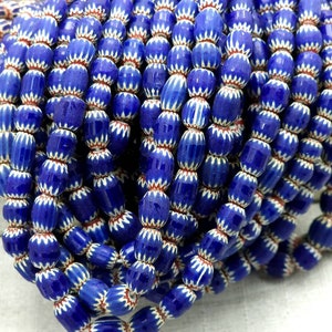 Multilayer Chevron Beads From Java Indonesia /7-9mm x 7-8mm Choose Full Strand 21&quot; Inches 62-64 Or Half Strand / Vintage / Jewelry Supplies