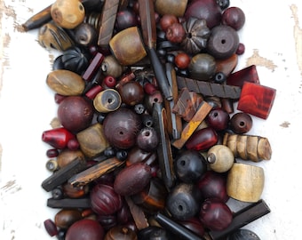Natural Buffalo Horn Bone Beads, 50 Grams or 100 Or 200 Grams, High Quality Natural Vintage Bone Beads, Hand Carved Beads, Jewelry Supplies.