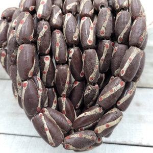 Old Accent Glass Beads Made by Thai Artisan Hands/ Indonesian Beads ...