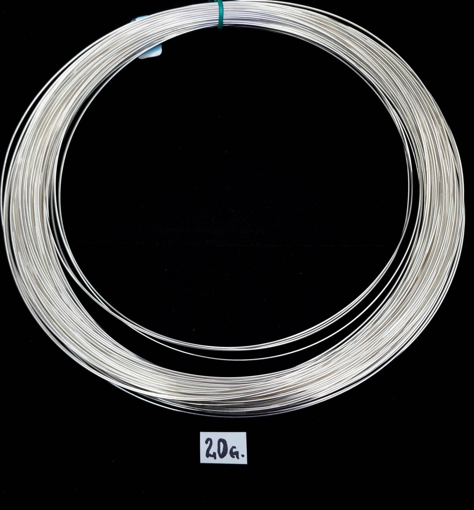 925 Sterling Silver Round Wire / Soft Dead 20 Gauge / Price is for 3 ...
