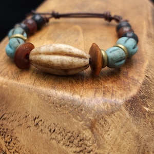 Pulsera Elegante Sofisticada - Rústica - Regalo Para Él O Ella - Joyería Hecha a Mano - Vintage - Pulsera de Cuero - Plata 99.9.