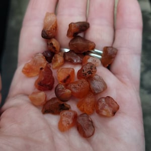 Authentic Carnelian / Rough Stone Real Carnelian / Healing Stone 15g.