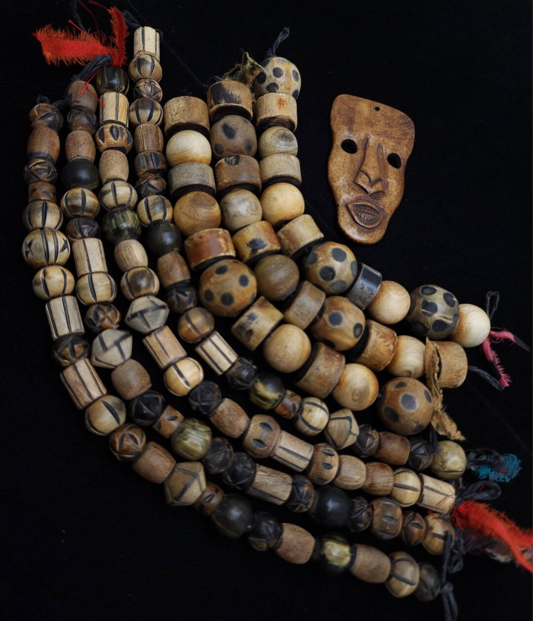 Variety of Horn Bone Beads / Hand Carved Bone Beads / Large Etsy
