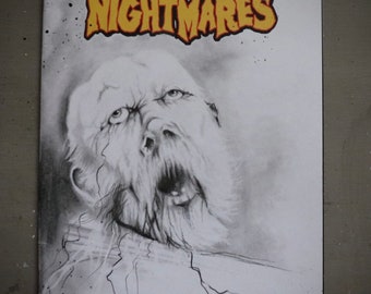 Histoires effrayantes à raconter dans le noir Hommage Horreur Couverture de l'esquisse de bande dessinée Alvin Schwartz Stephen Gammell